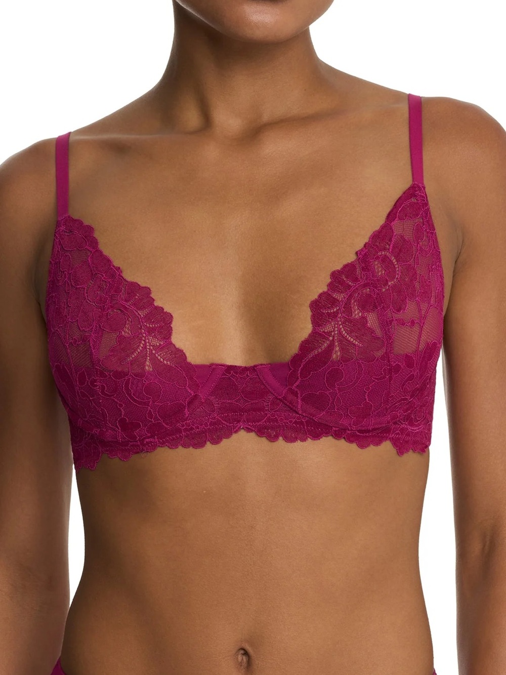 Natori Peony Unlined Underwire Lace Bra size 36DD